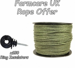 400m Green Rope & Rings Xvalue Kit